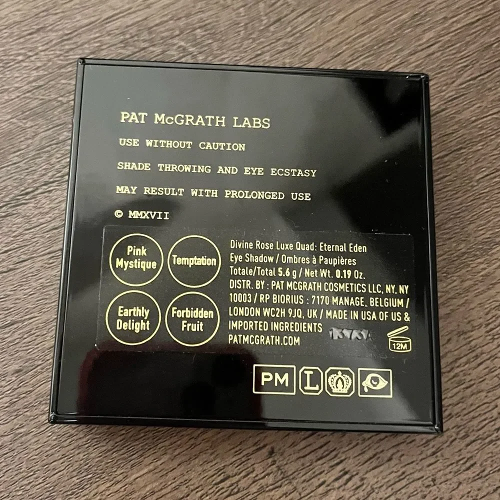 Pat McGrath Labs Divine Rose Luxe Quad Eternal Eden Eyeshadow Palette